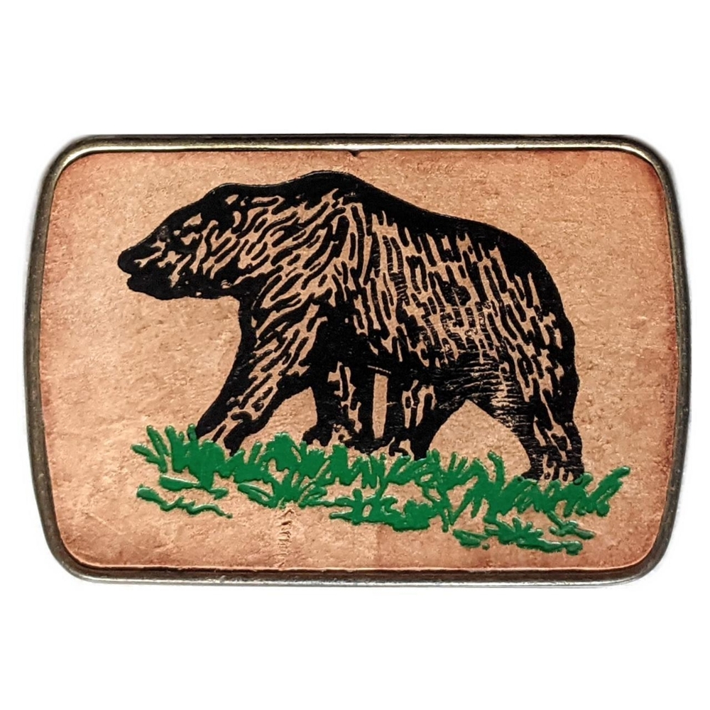 RARE 60s~70s Vintage California Republic Belt Buckle